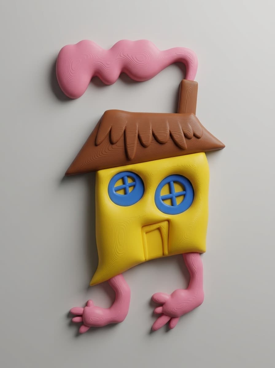 Bas-relief 3D généré à partir du dessin